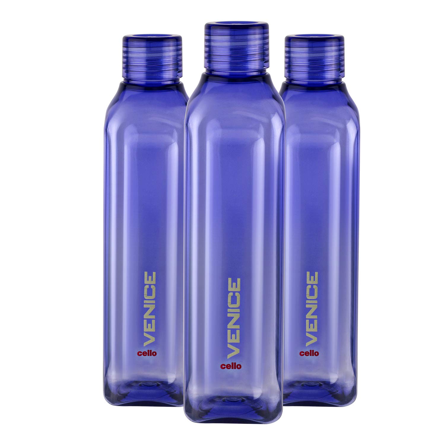 CELLO Venice Exclusive Edition Water Bottles Set of 3 Pcs For Daily Use 1000ml, Transparent | Unbreakable BPA-Free Leakproof Refrigerator Safe Pet Water Bottle For School, Office, Kitchen & Travel — Amazon image 11