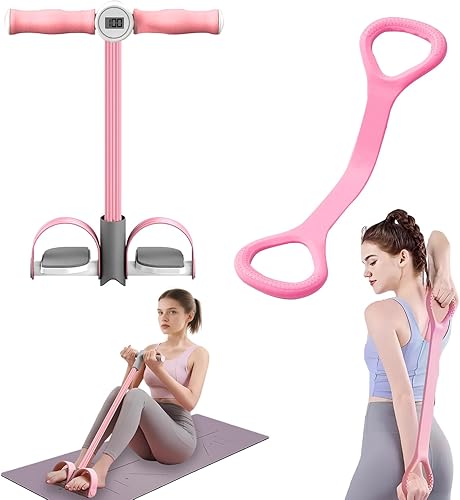 Bandas de resistencia de pedal de 6 tubos mejoradas con asas, cuerda de tensión multifunción con banda de resistencia de 8 formas, bandas de fitness disponible en Yaxa Colombia