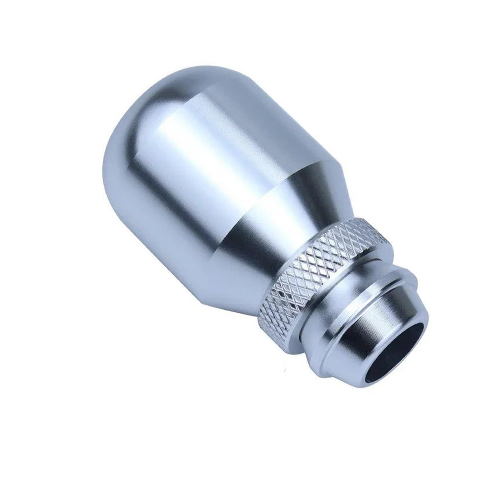 MKGKACVCPT Manual Shifter knob Universal Adjustable & Retractable Car Shift Knob Aluminum Alloy Gear Stick for Manual Transmission Vehicles(Silver)