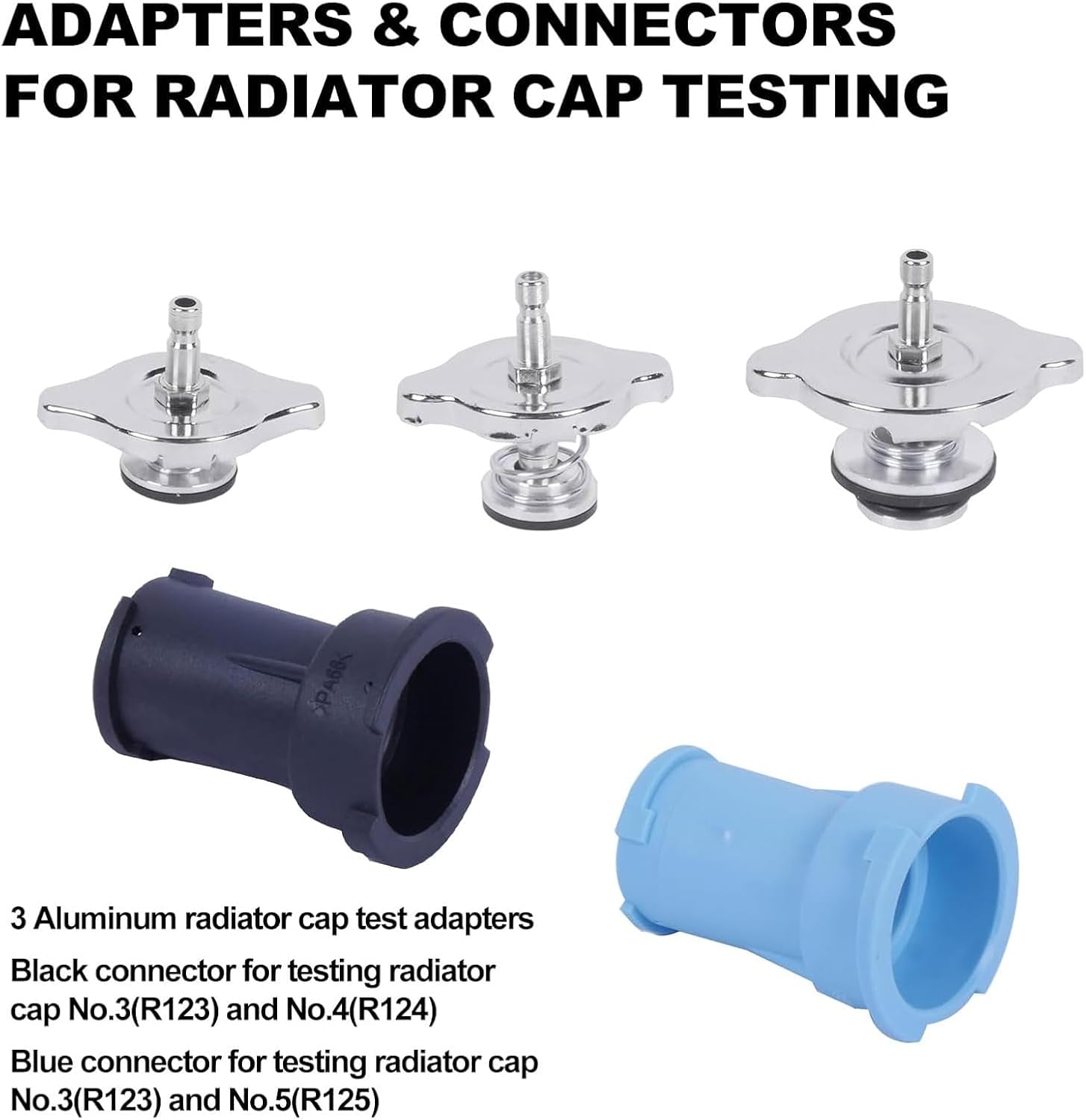 CHICIRIS Coolant Pressure Tester kit Universal Radiator Pressure Tester Kit, Radiator Pressure Meter, Coolant Replacement Meter and Vacuum Type Cooling System Tool Kit with Color Coded