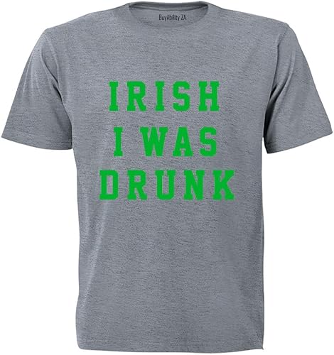 Unisex Irish I Was Drunk - St. Patrick's Day - Adults - T-Shirt