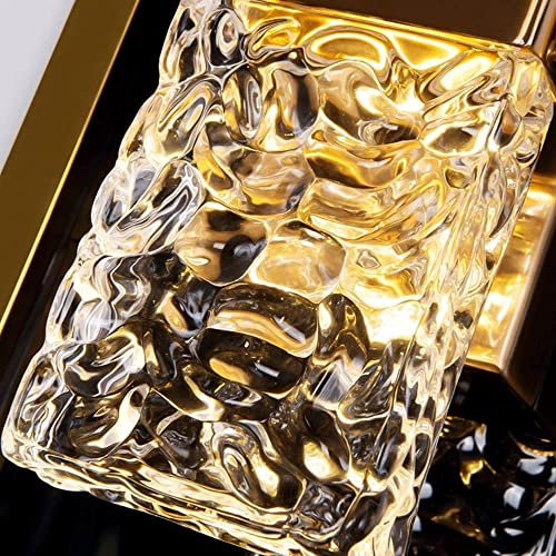Luces de pared de cristal LED con brillo confort para dormitorios 2