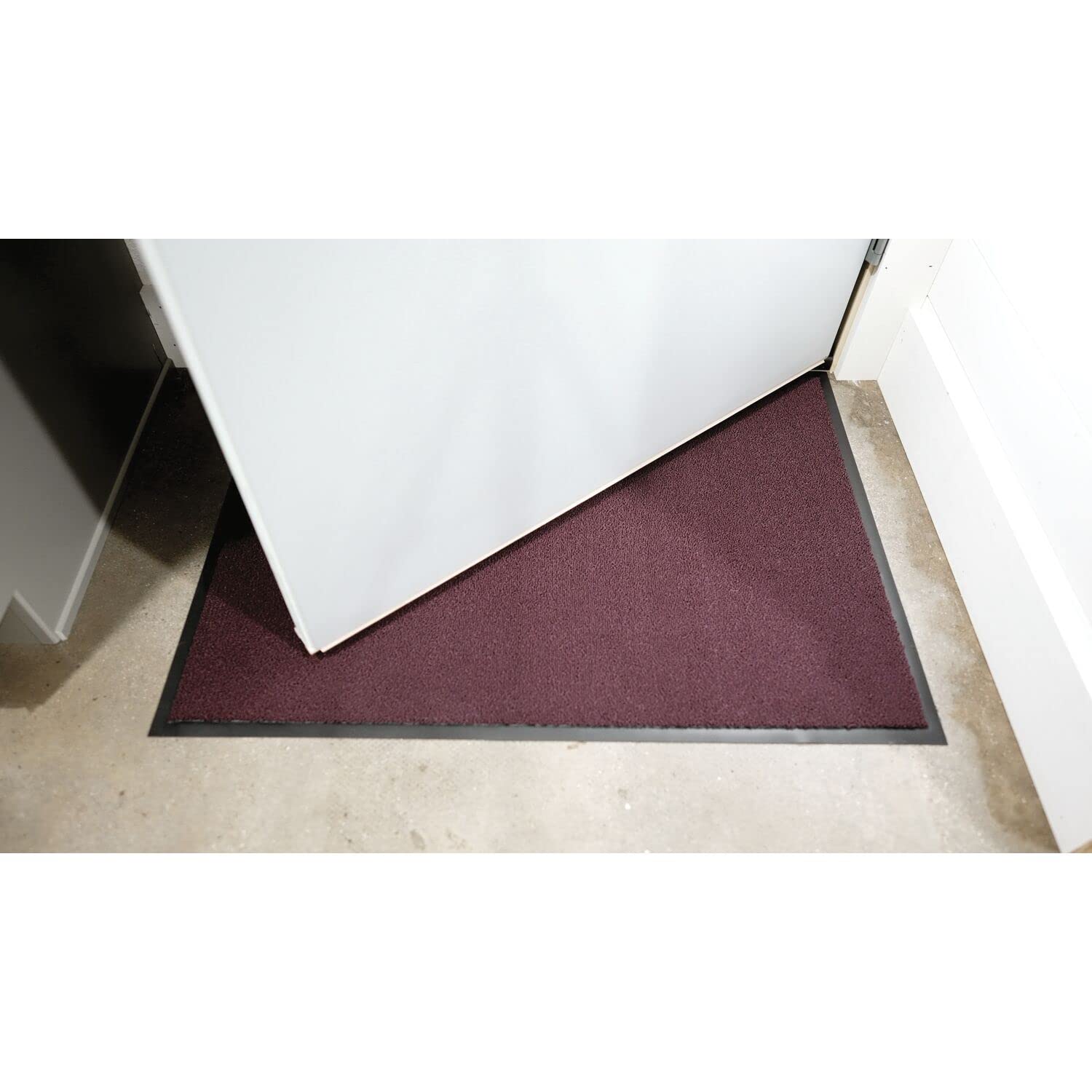 Notrax 141 Ovation Entrance Mat, 2'x3', Burgundy - Heavy-Duty Looped Pile Mat For High Traffic Areas, Non-Slip Backing