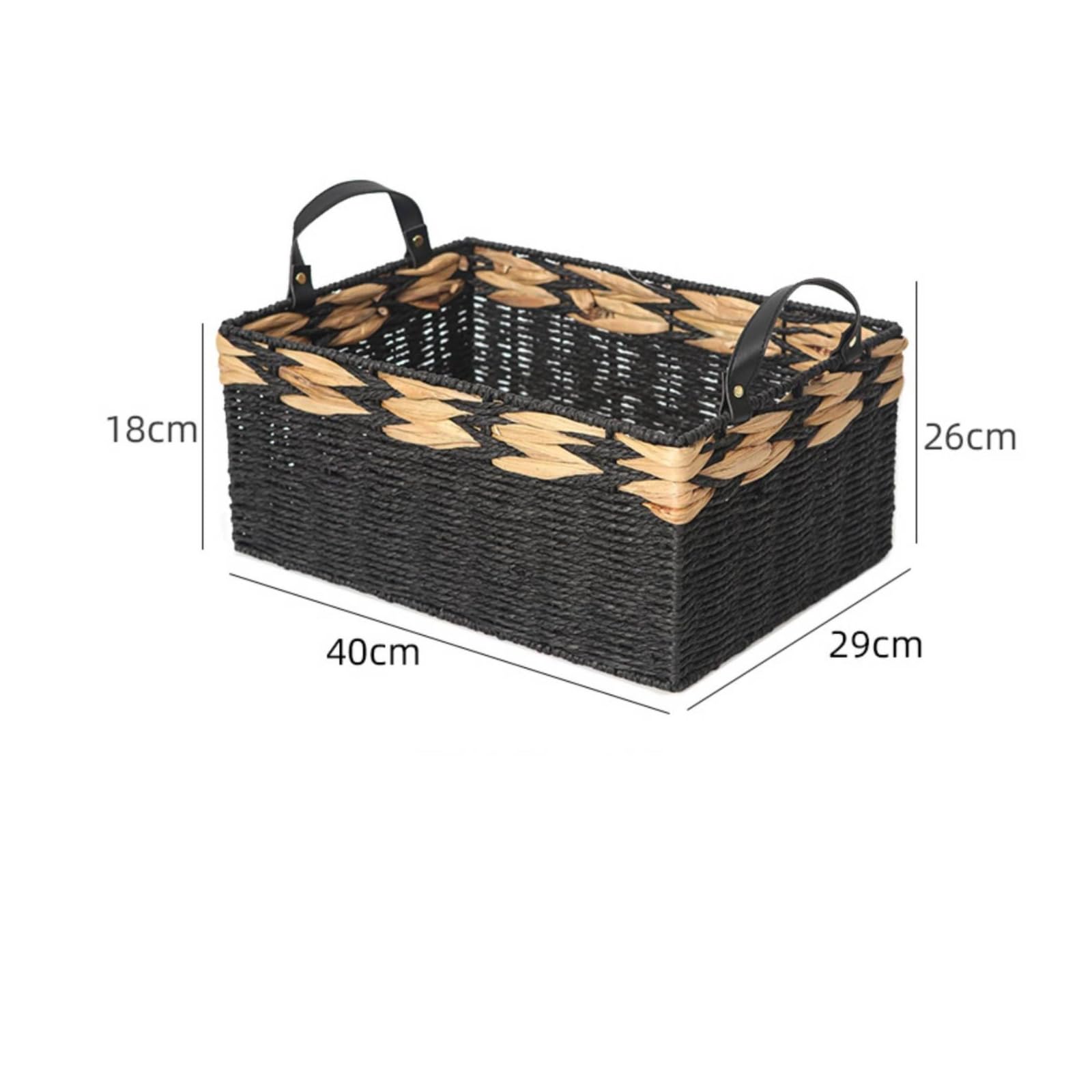Cesta con Cuero Cesto, Grande, Style to 4