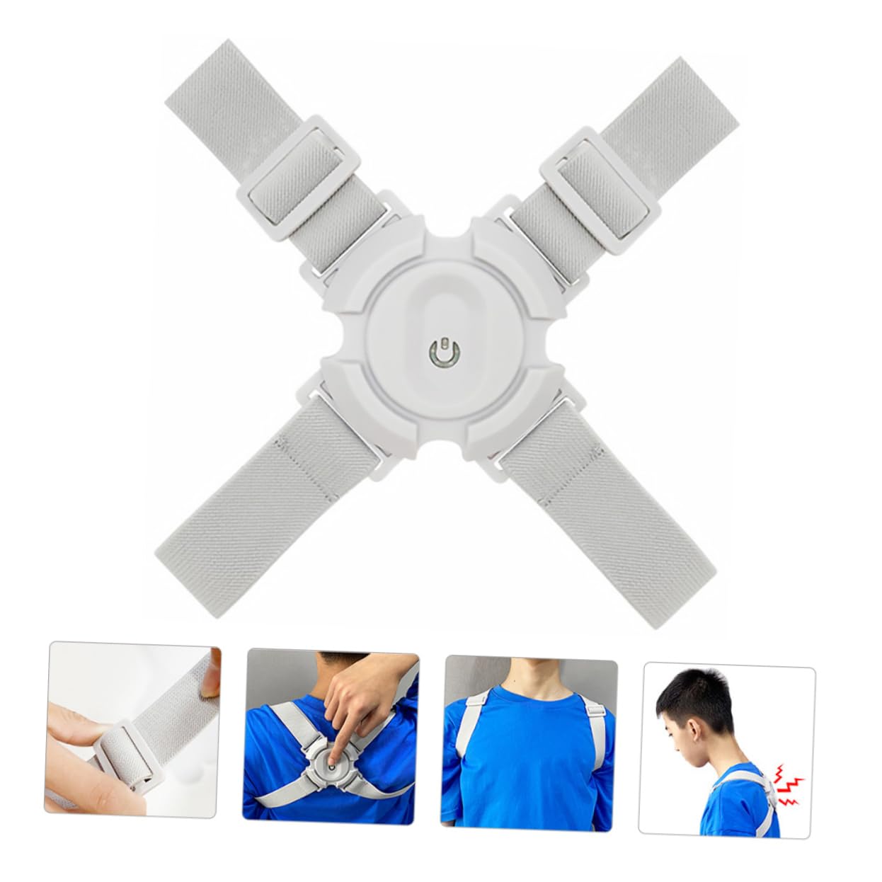 FRCOLOR Sitting Correct Belt Position Rectifier Students Hump Hump Belt Writing Tape