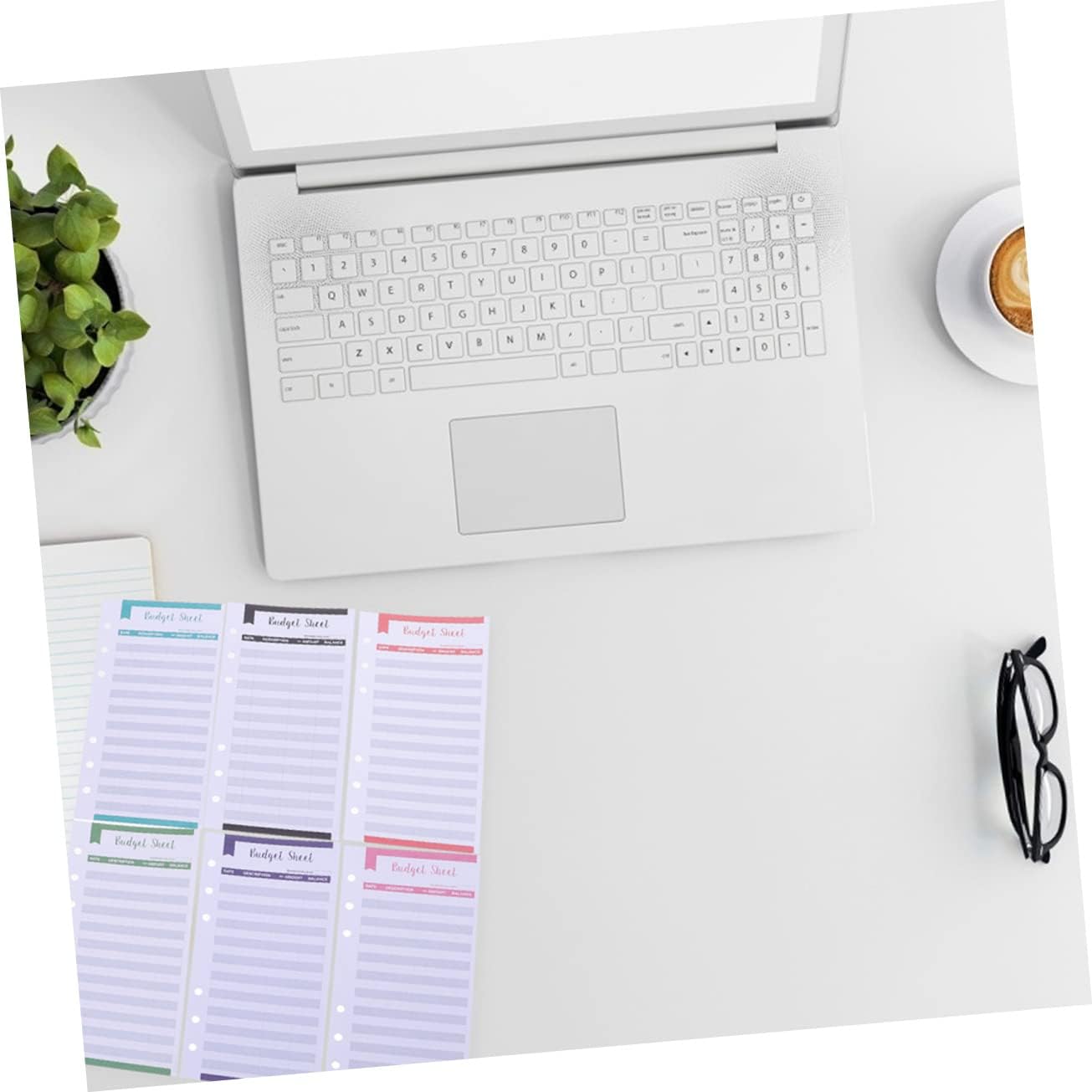 24pcs Daily Budget Sheets Portable Two-side Offset Paper Cards image 5