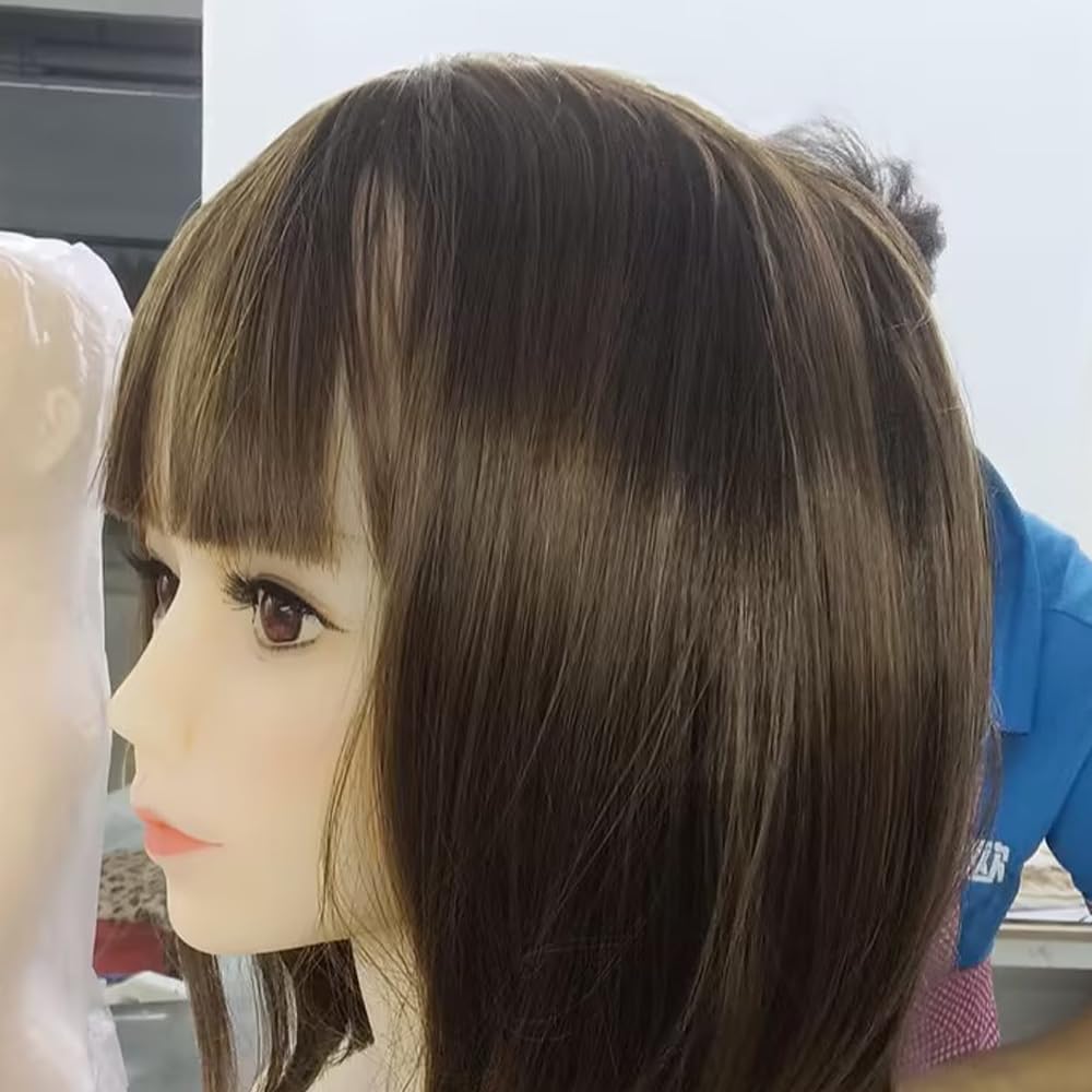 Amazon.co.jp: フィギュア ヘッド ウィッグ付きドールヘッド 等身大