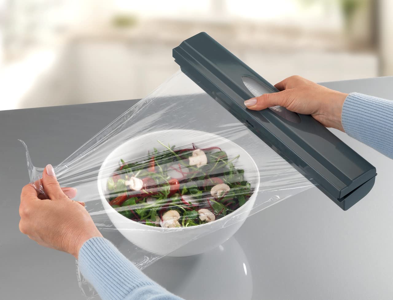 Dreamy Life Distributeur De Film Alimentaire Perfect Cutter, Plastique, 36 X 5,5 X 5 Cm[785