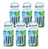 Refresh Your Car! 86545 Pacific Rain Auto Vent Stick, 6 Pack, (4 Per Pack)