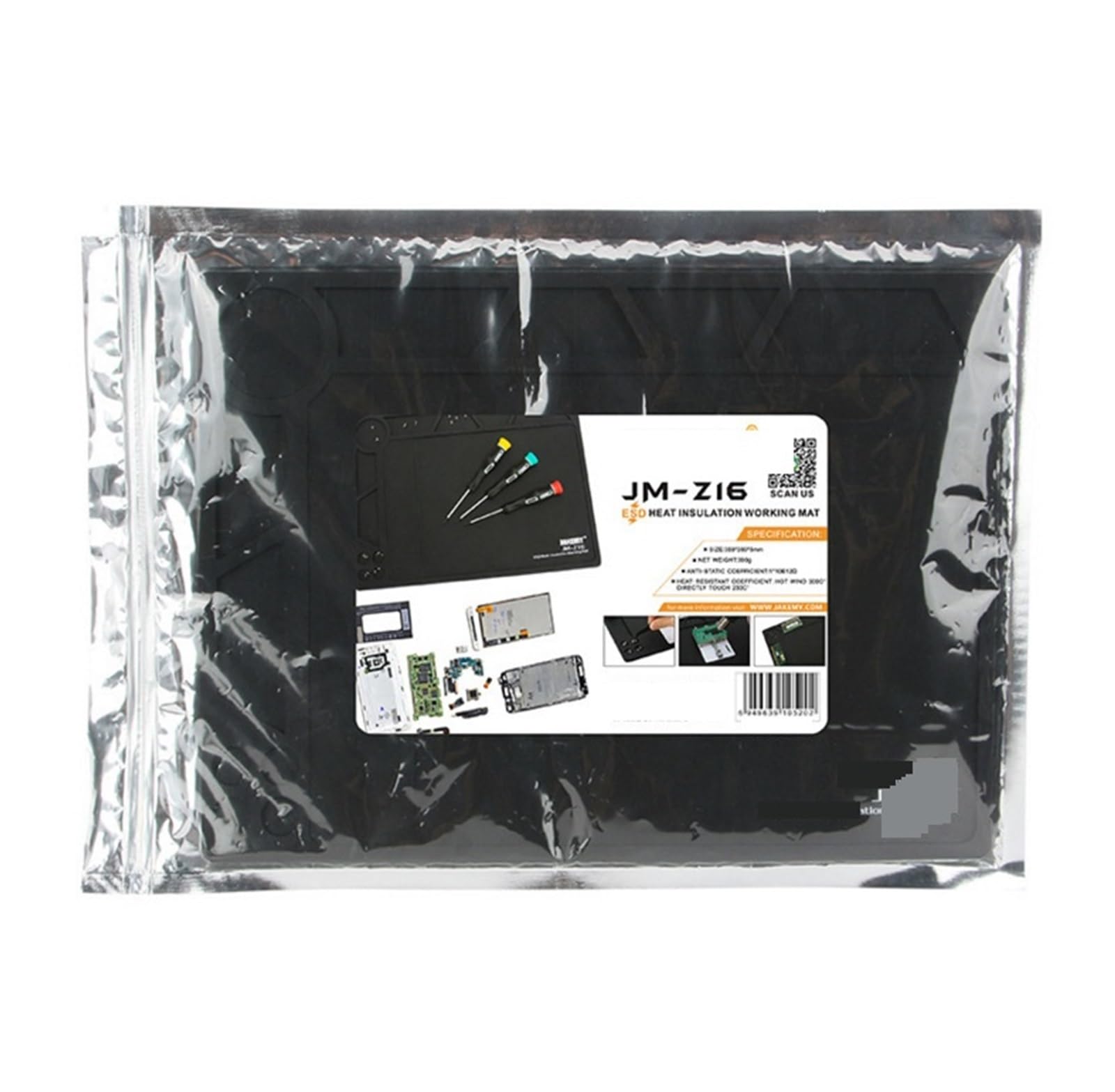 esteras de trabajo para soldadura Tapete de trabajo de mantenimiento con aislamiento térmico antiestático JM-Z16 sin olor
