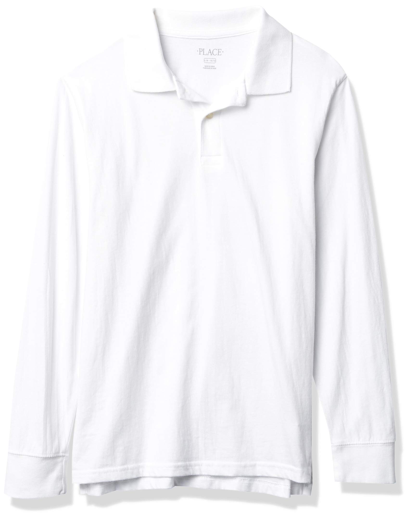 The Children's Place boys Long Sleeve Pique Polo