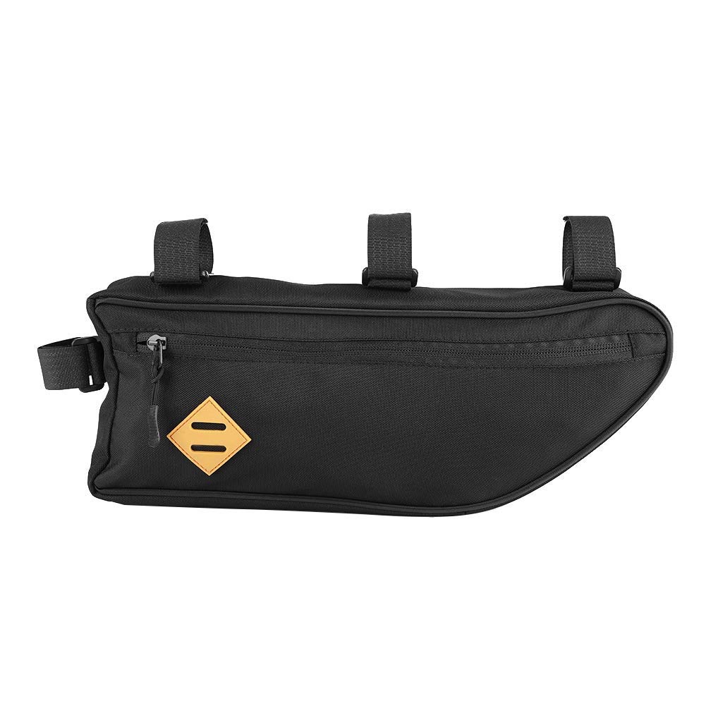 VGEBY1 Borse da Telaio da Bicicletta, Custodia per Telaio Triangolare Impermeabile Borsa per Tubo Anteriore per Borse Laterali con Borsa per Cellulare(L)