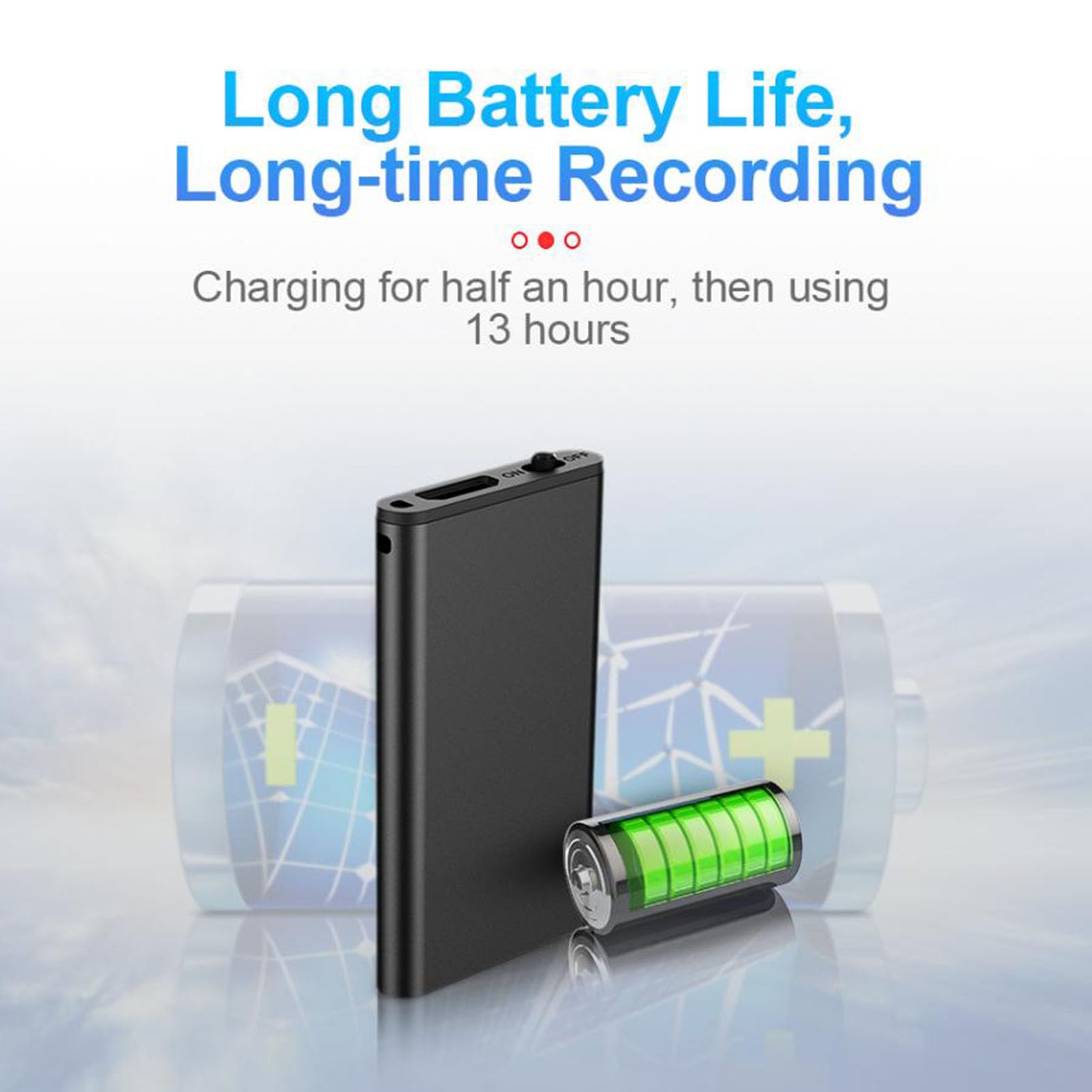 Recorder, Stemgestuurde Kleine Recorder, Ondersteunt Spraak Naar Tekst met MP3-weergave voor Lezingen (16GB