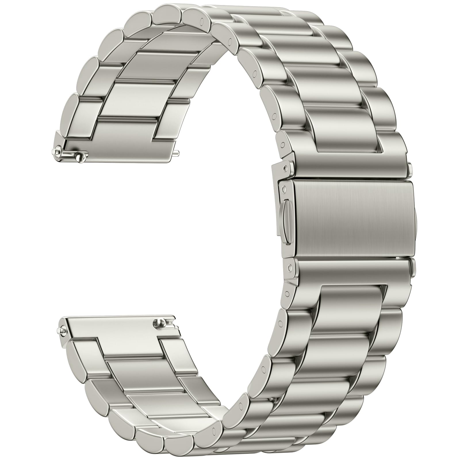 Netolo Uhrenarmband 24mm - Edelstahl Metall Ersatzband Kompa