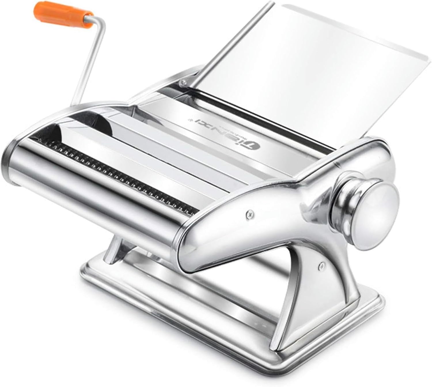 Wzglod Manual Noodle Maker for Kitchen, 8 Metal Noodle Machines with Adjustable Thickness, 3 Blade Pasta Maker, Suitable for Pasta, Spaghetti, Lasagna