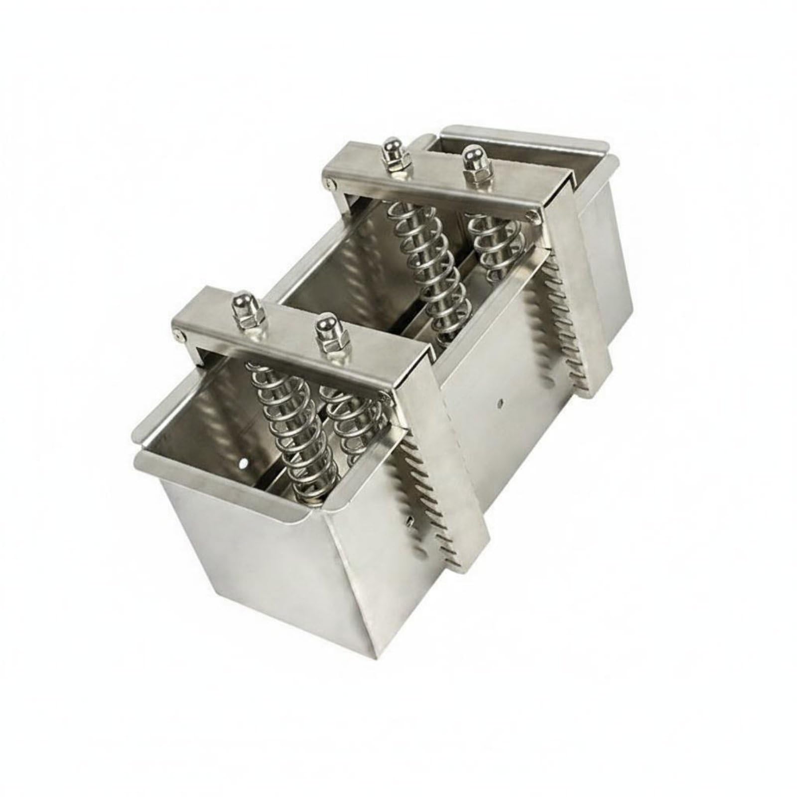 Stampo per Carne in Acciaio Inox Solido Pressa Regolabile Meccanica Utensile Cucina Multifunzione Tagli di Carne E Salumi Adatto a Cucine Domestiche, 2.5KG, Fixed Bottom