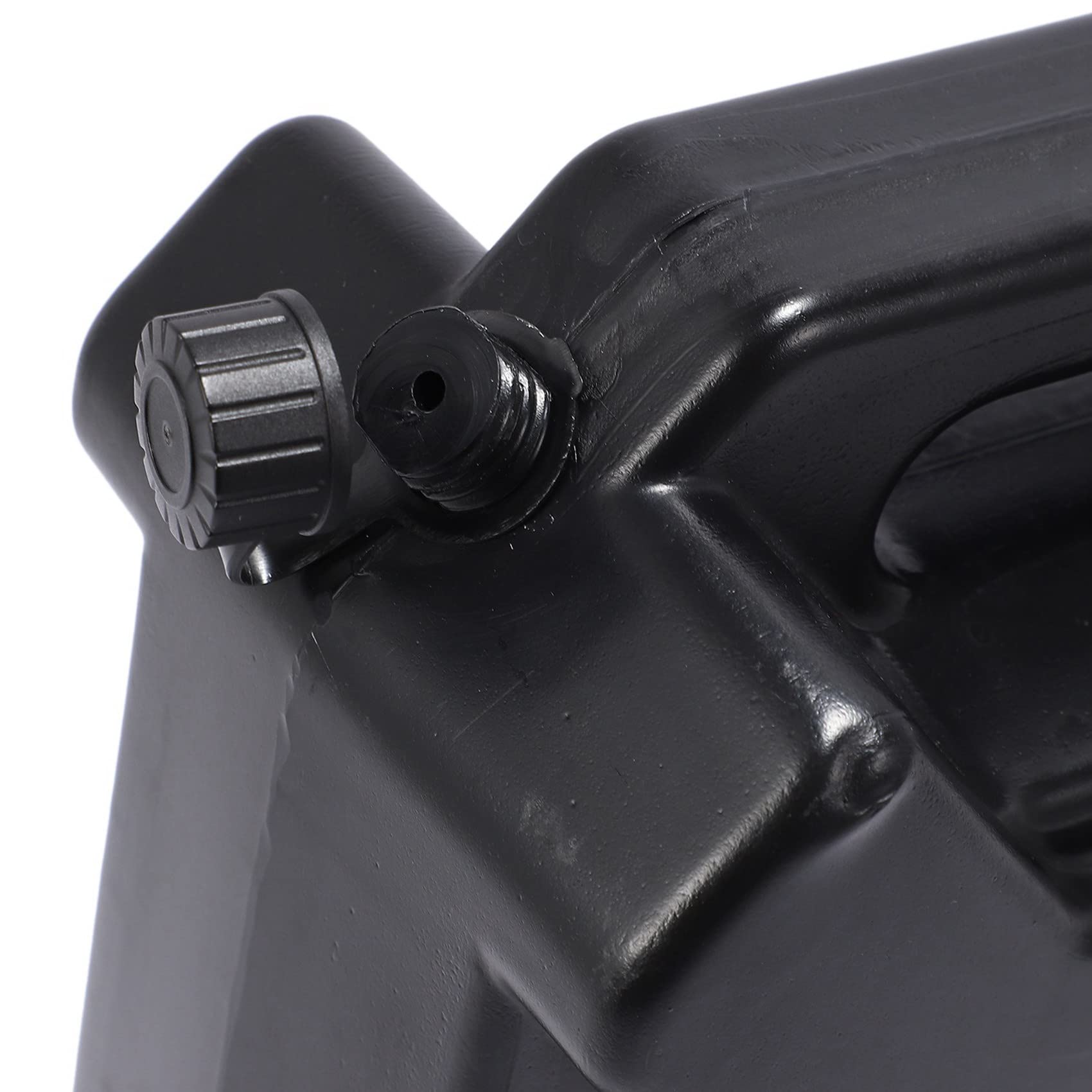 Jerrycan Lot de 2 réservoirs de carburant noir de 5 l pour voiture et moto avec serrure et clé