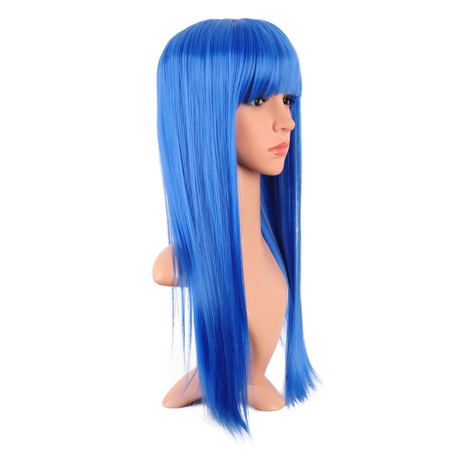 Mapofbeauty 32 Pulgadas/80cm de Luz Rubia Pelo Largo Rizado Ondulado Peluca Cosplay Peluca — view 10