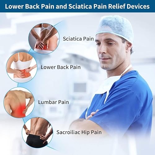 Miniatura 2 de Back Support Belt for Women,Si Belt,45" Back Brace for Men Lower Back Suitable for 28-43" Hip Bone,Relieve Lower Back,Pelvis and Sciatica Pain.