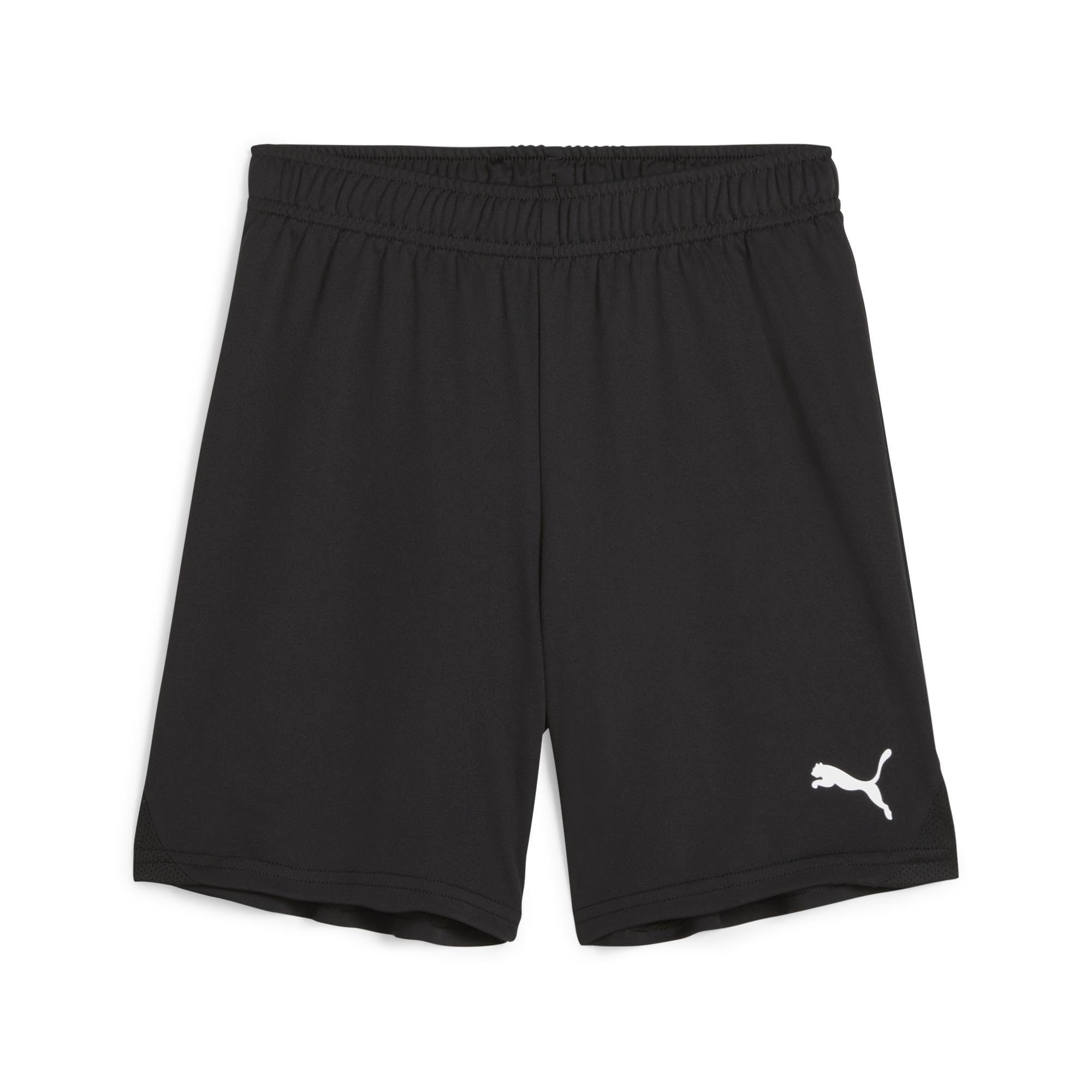 PUMA Unisex Teamgoal Jr Knitted Shorts, Puma Black-puma White, 140 EU