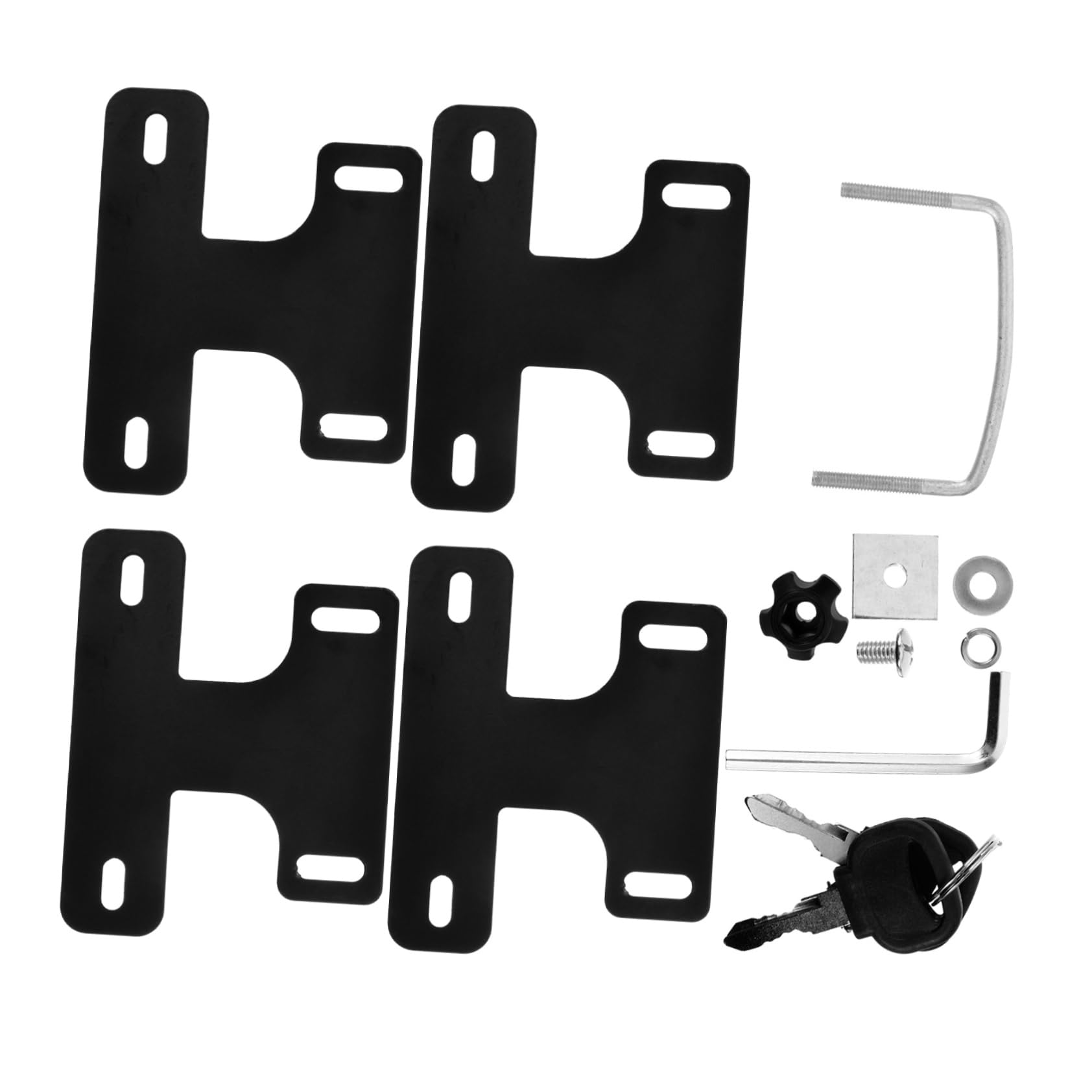 GRIRIW Universal Car Roof Rack Fasteners 4 Pack Roof Rack Mounting Clips for Clamps