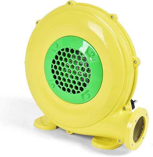 Costzon Soplador de aire, soplador de 0.6 HP para casa de rebote, ventilador de bomba de 480 W, soplador inflable comercial, perfecto para casa de
