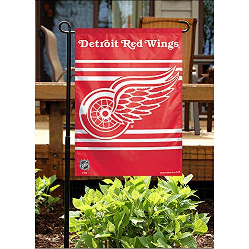 Drapeau de jardin NHL Detroit Red Wings anti-décoloration taille standard 27,9 x 38,1 cm