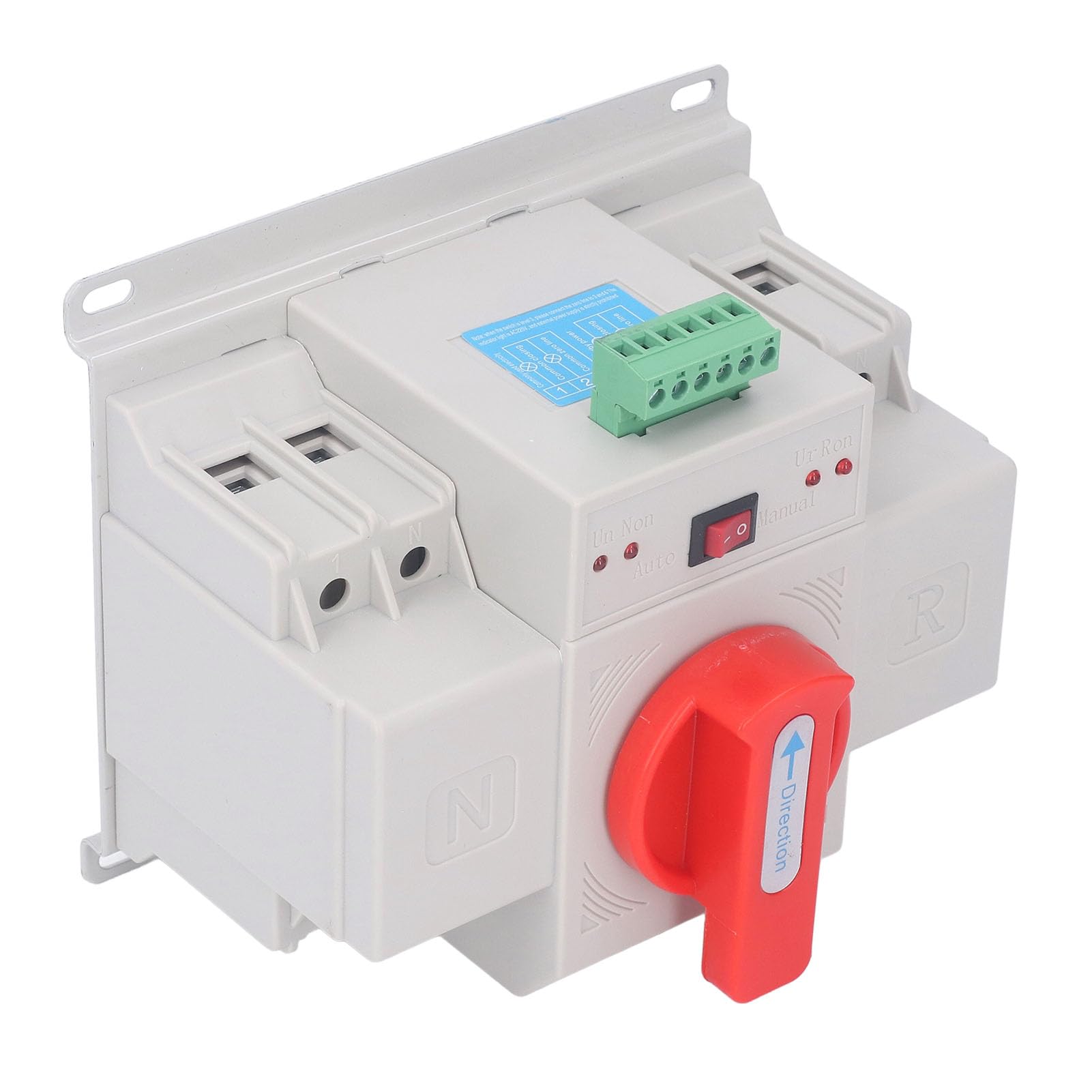 Xiuganpo Interruttore di Trasferimento Automatico Manuale Mini 2P, ATS