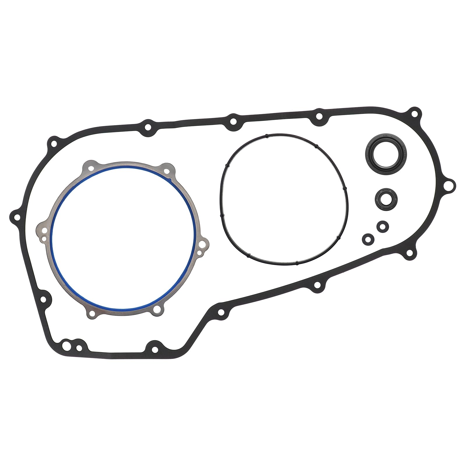 primary gasket kit for harley davidson softail dyna fxd flstf fxst 2006-2017 includes inner primary oil seals derby cover gasket replace 34934-06 17369-06 34901-07 63859-95b