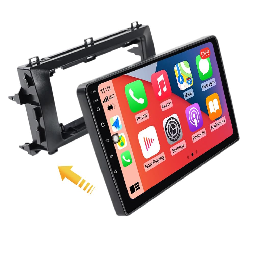 RoverOne Autoradio GPS für Toyota Auris Hybrid 2013-2016 Carplay Android Auto Stereo Haupteinheit Bluetooth WiFi Radio Player Sat Navigation