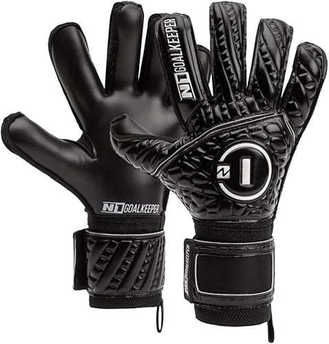 N1 Goalkeeper gloves Cronos SSG Pro. Guantes de fútbol con corte híbrido roll-negativo y látex alemán SSG Pro. Guantes de portero de fútbol, ajuste
