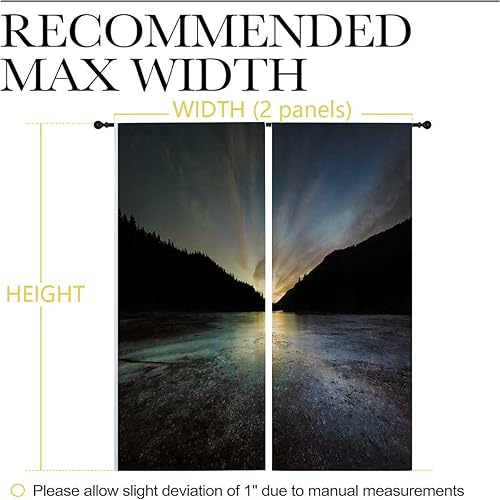 Miniatura 4 de Universe Cortinas para Ventanas de Cuarto Planet - Mini divisores de puerta de 85 pulgadas de ancho por 108 pulgadas de largo