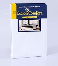 Ray Bedding Fitted Sheet , 100% Egyptian Cotton Hotel Quality (White, Double)