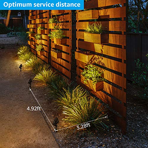 Leonlite 8-Pack 3Cct Low Voltage Led Landscape Spotlight, 3000K/4000K/5000K Selectable, 4W 12V Pathway Lights Outdoor Cri90+, Aluminum Housing Spot Lights For Garden Yard, Etl Listed, Bronze Finish #TOP7