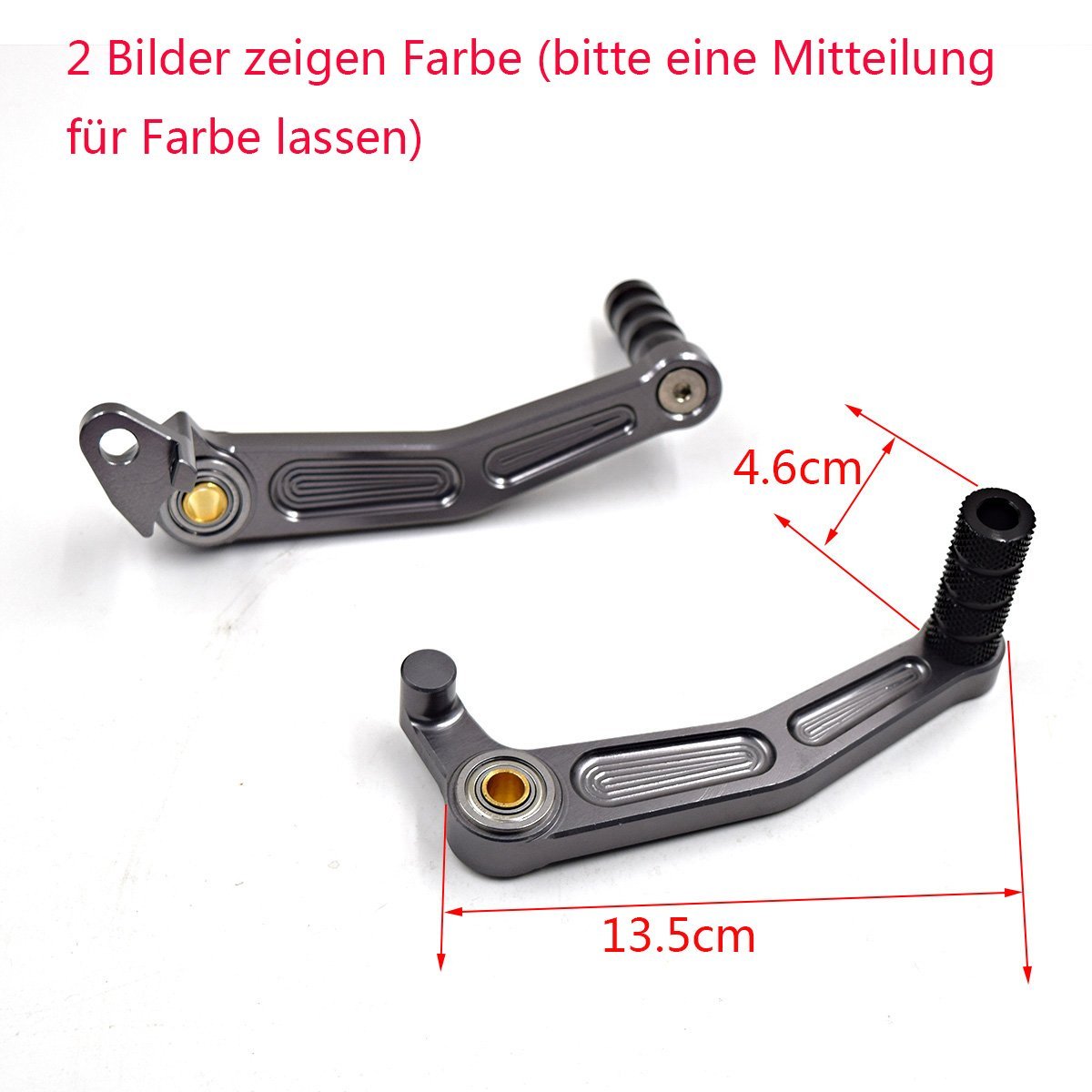 Motorrad Bremsen Schalthebel Hebel gear shift hebel für Duke 125 200 390 RC125/RC200/RC390 Kupplung Pedalhebel Grau