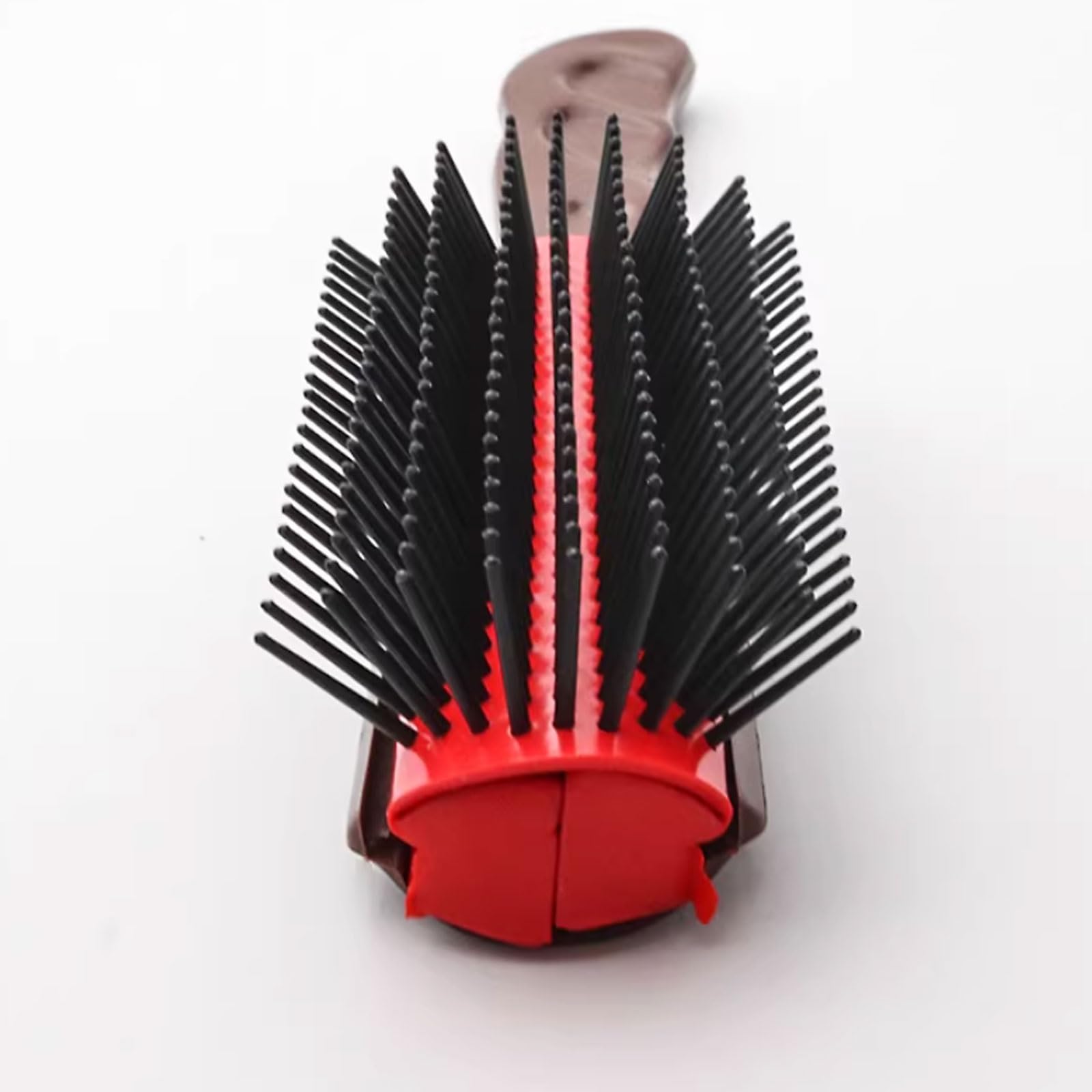 Léger Peigne en plastique for hommes, peigne à neuf rangées, brosse à cheveux démêlante rétro détachable, facile à nettoyer, facile à transporter multifonctionnel(2 pcs)