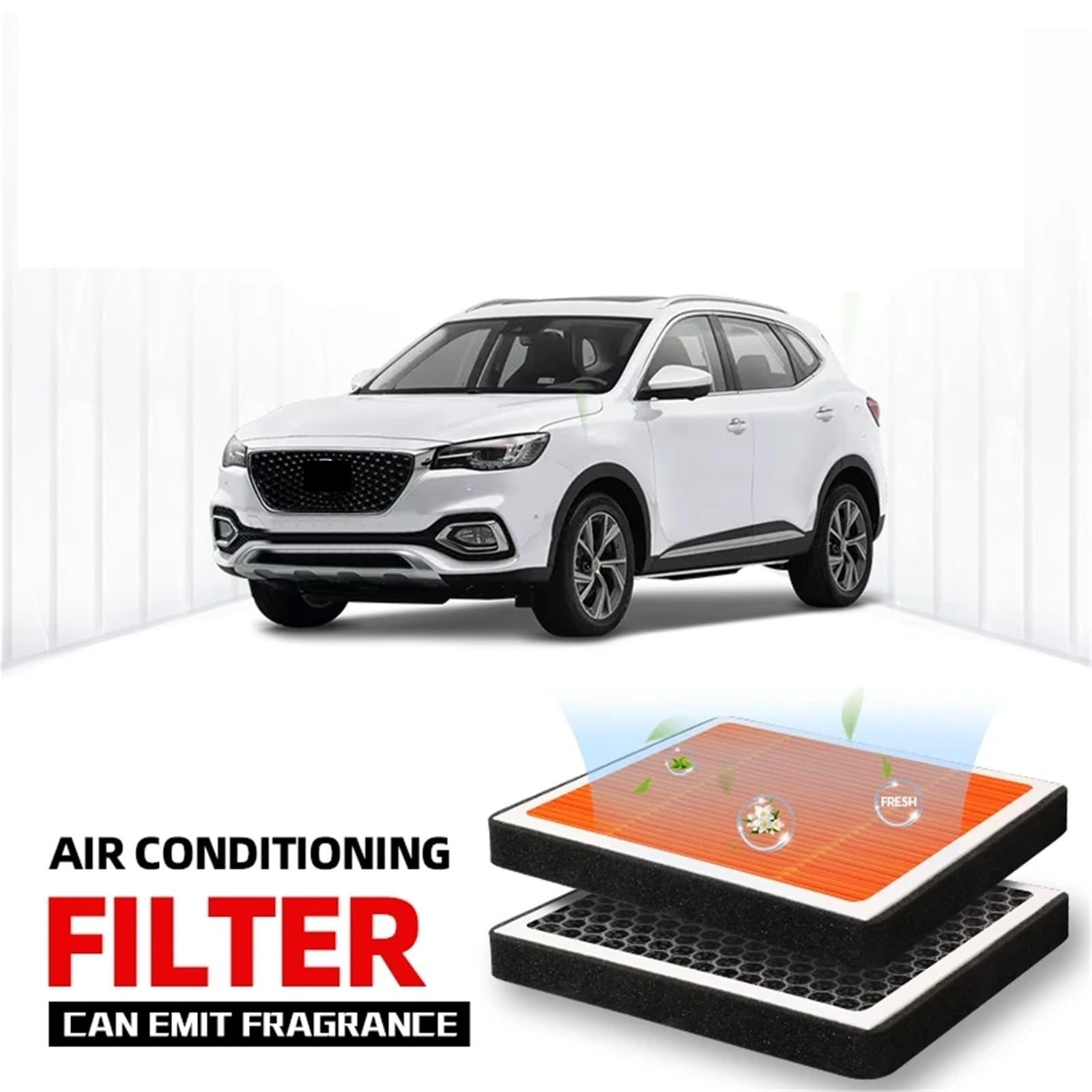 Kabinowe filtry powietrza do samochodu Pasuje do MG HS PHEV filtr kabinowy filtr powietrza filtr klimatyzacji z węglem aktywnym z zapachem do oczyszczania kabiny samochodu