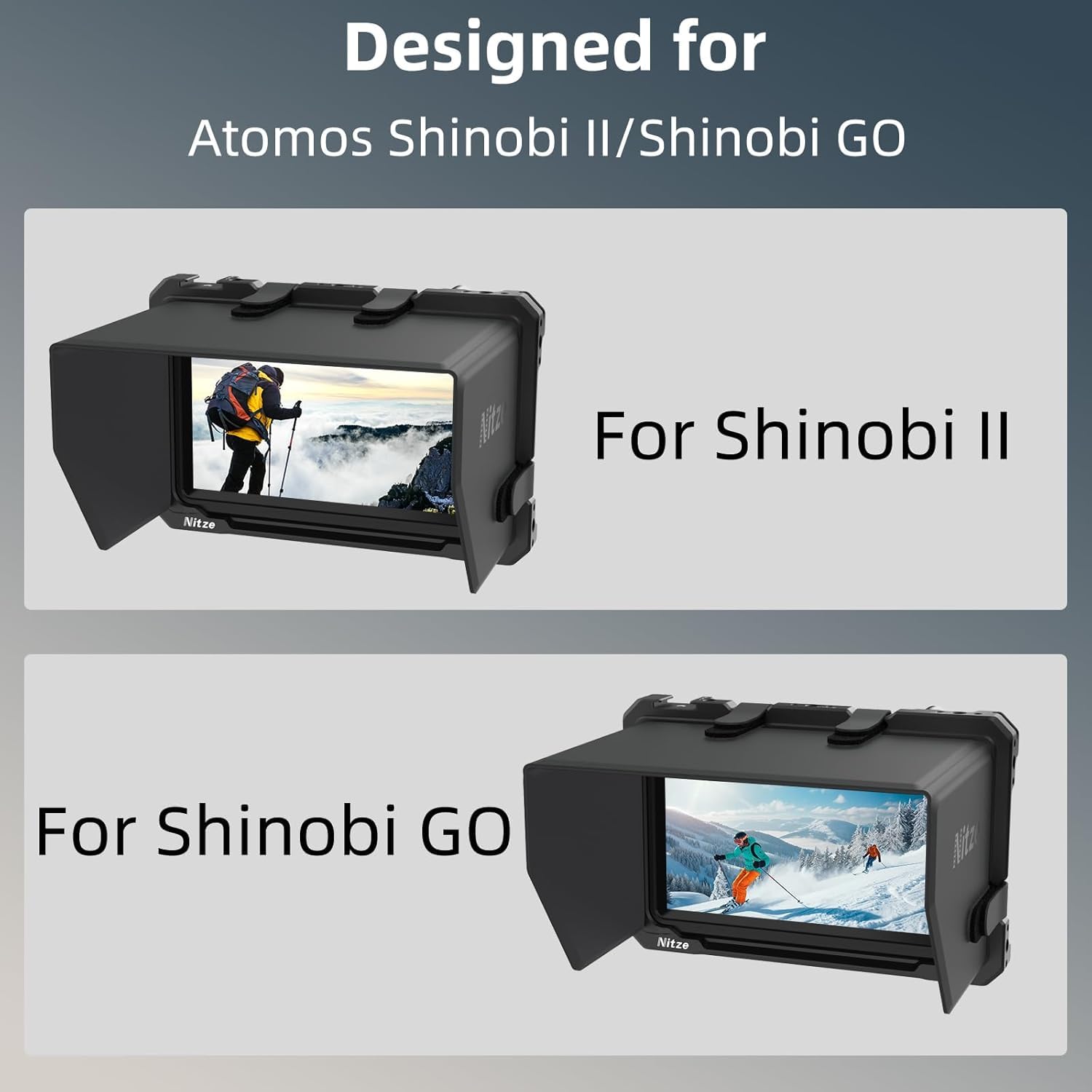 Amazon.co.jp: Nitze Atomos Shinobi II/Shinobi GOモニター用ケージ