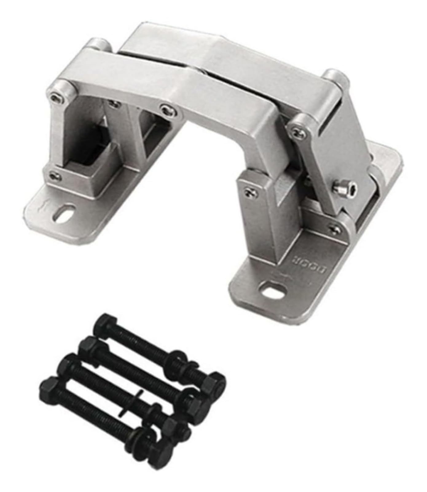 Bisagra de ángulo de 180 grados de alta resistencia for puertas de piedra, bisagra for boca de incendios con gran capacidad de carga, construcción de acero inoxidable.(150kg)