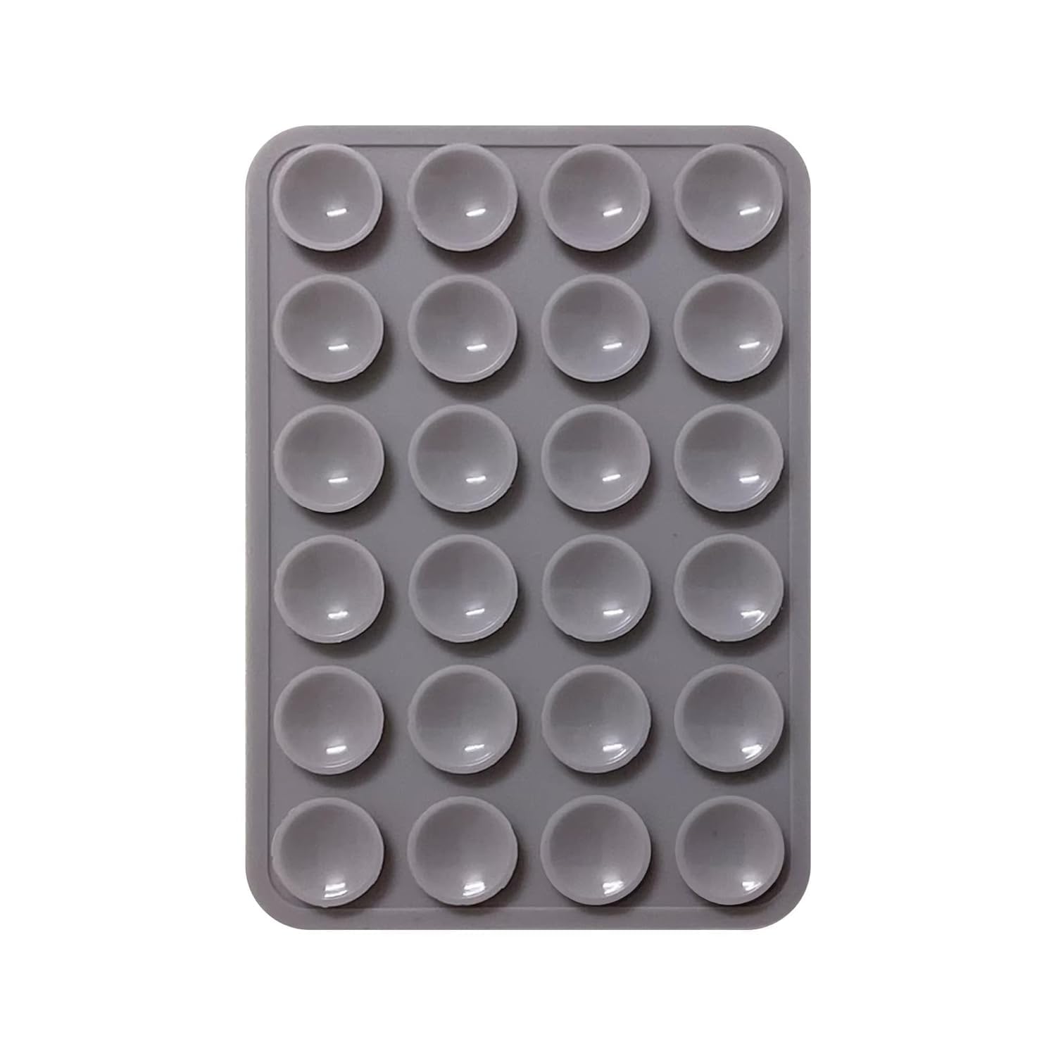 Ngel Silicone Suction Mobile Phone Holder || Hands-Free Anti-Slip Phone Suction Sticker || Mobile Grip for Mirror/Shower/Phone Holder for Videos & Selfies (Pack of 1) (Grey)-image-21