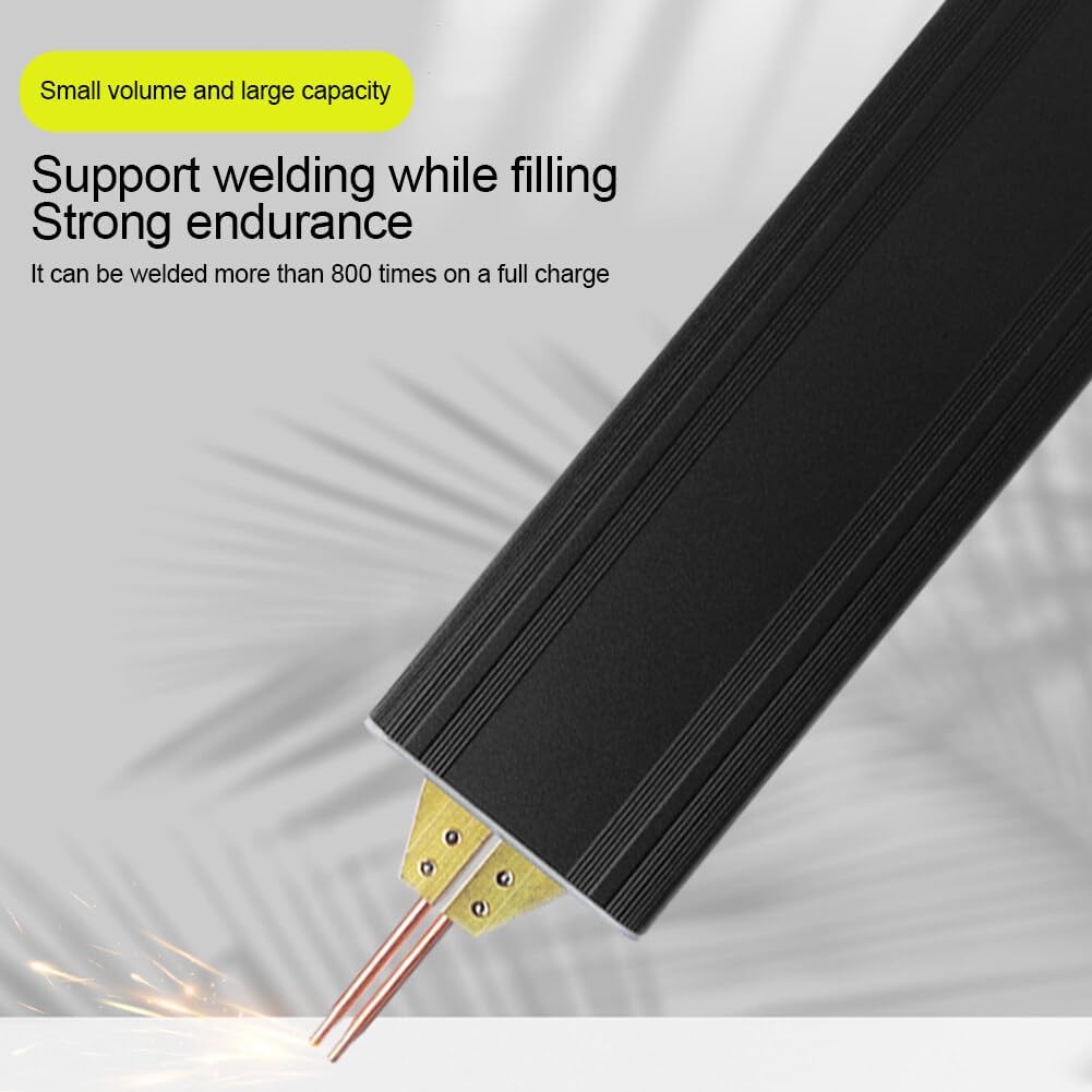 Battery Spot Welder, Handheld Spot Welder Machine 5 Gears Adjustable, Spot Welding Portable Battery Welder for 18650 Battery, Welding Sheets, Iron, Stainless Steel Sheets