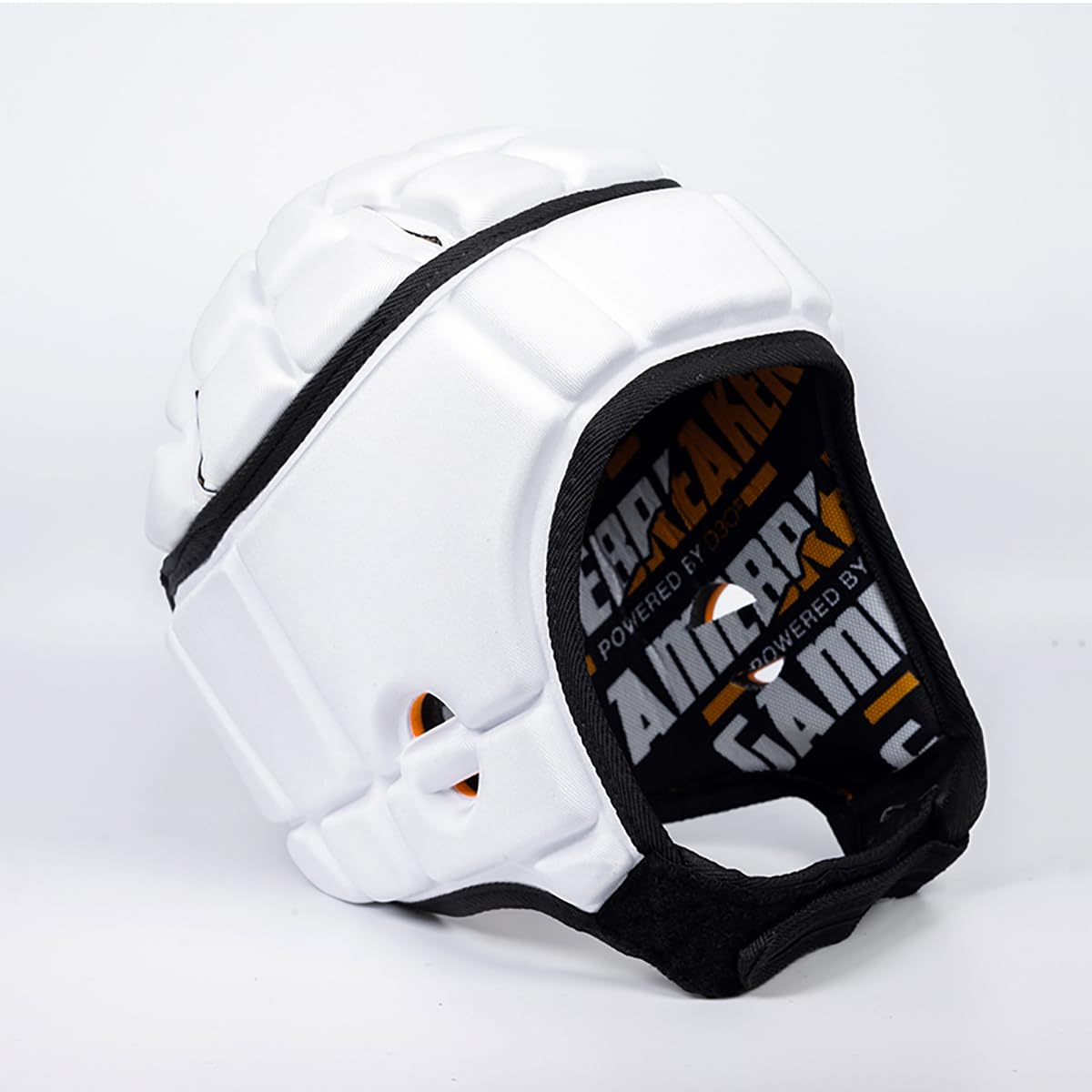 GameBreaker PRO Soft Headgear, D3O Protection for Football, Rugby, MMA, Lacrosse, Black, Medium, 7v7, Flag Football, Water Polo, Surfing - Adult and