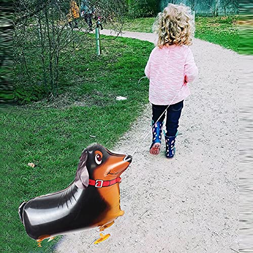 6Pcs Lebery Walking Animal Balloons Pet Dog Balloons, Puppy Dogs Balloons Air Walkers Birthday Party Supplies Kids Balloons Animal Theme Birthday Party Decorations #TOP2