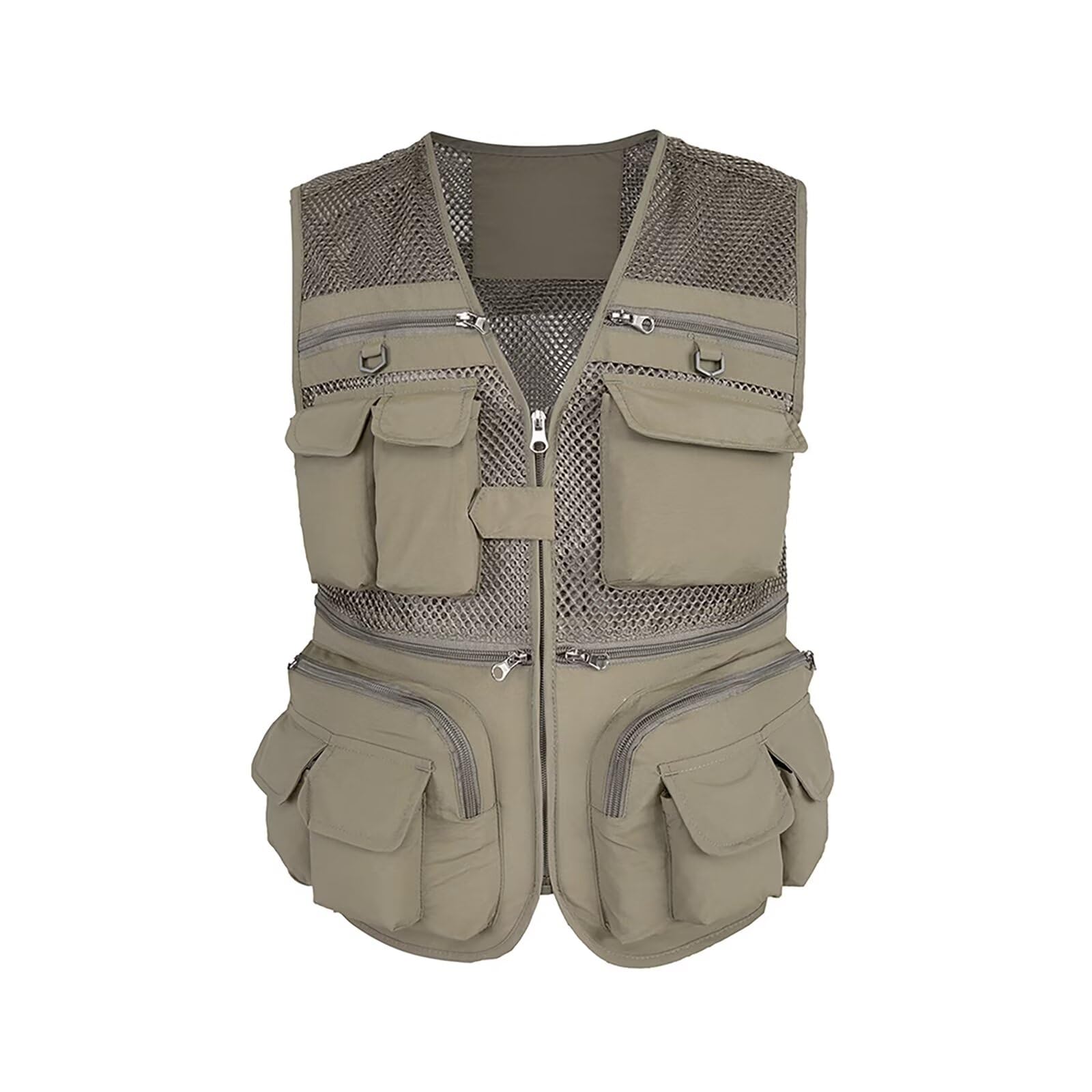 Spanye Gilets d'extérieur pour homme - Séchage rapide - Plusieurs poches