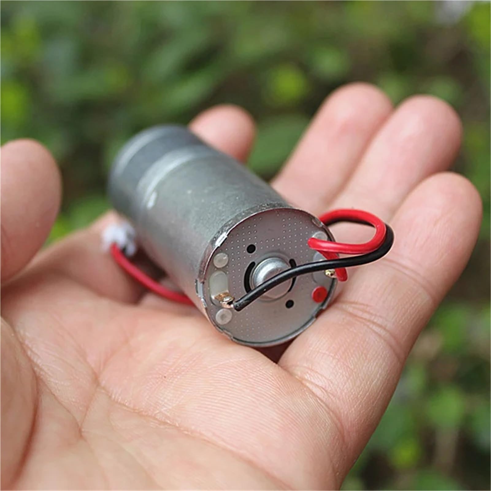 3/5/10 pezzi 370 mini 25 mm motore con ingranaggi in metallo DC 3-6 V 180-360 giri/min motore di riduzione micro riduttore velocità media Adatto per il fai da te, personale(5PCS)