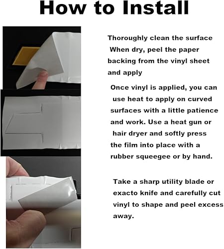 Miniatura 2 de 2 hojas de vinilo para superponer y cortar para emblemas Chevy Bowtie Emblemas, parrilla y parte trasera (blanco)