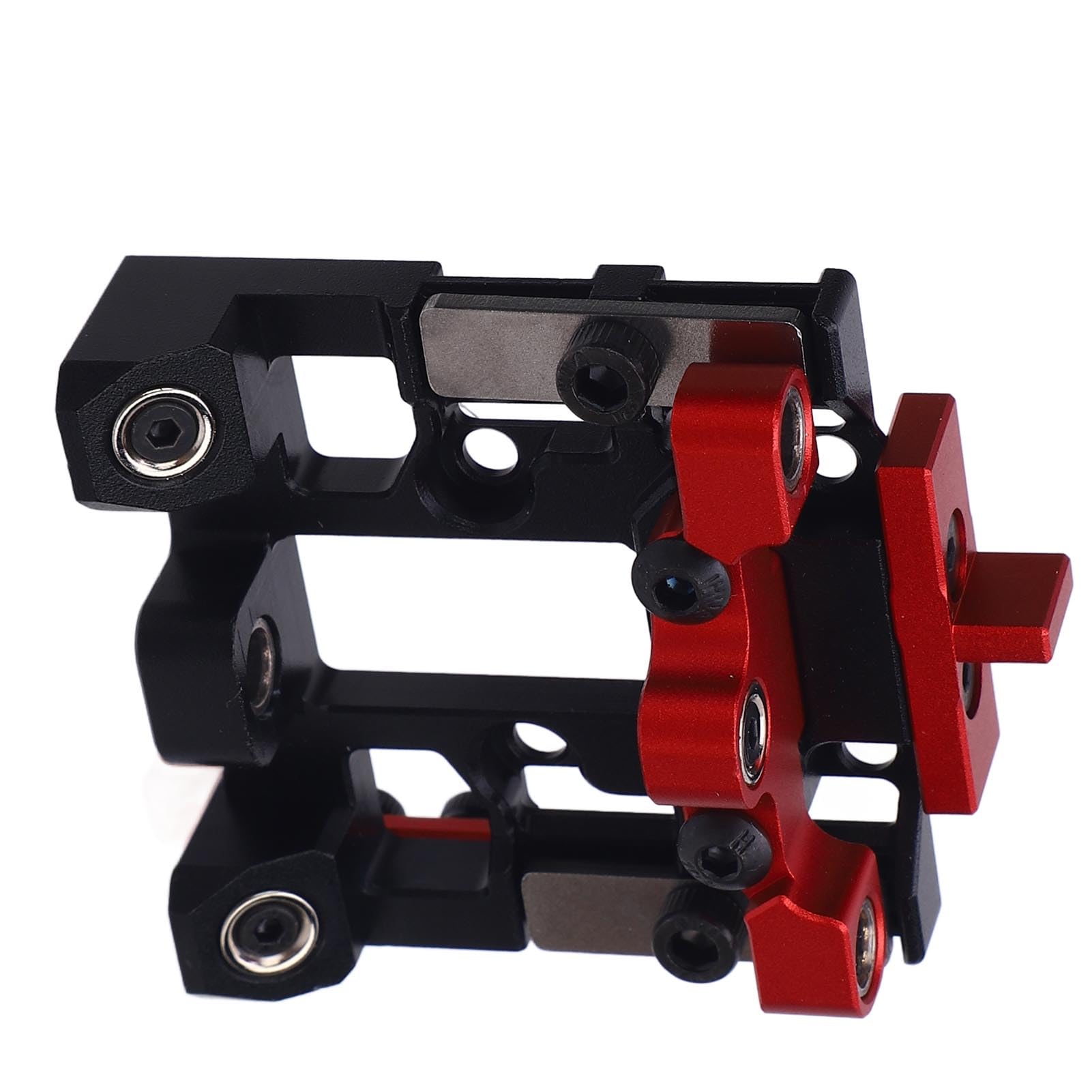 Bewinner Kit di Strumenti per l'interruttore della Testina dell'estrusore per Stampante 3D con Boccole Guida della Navetta, Elementi di Fissaggio e Viti di Montaggio in Lega di Alluminio per