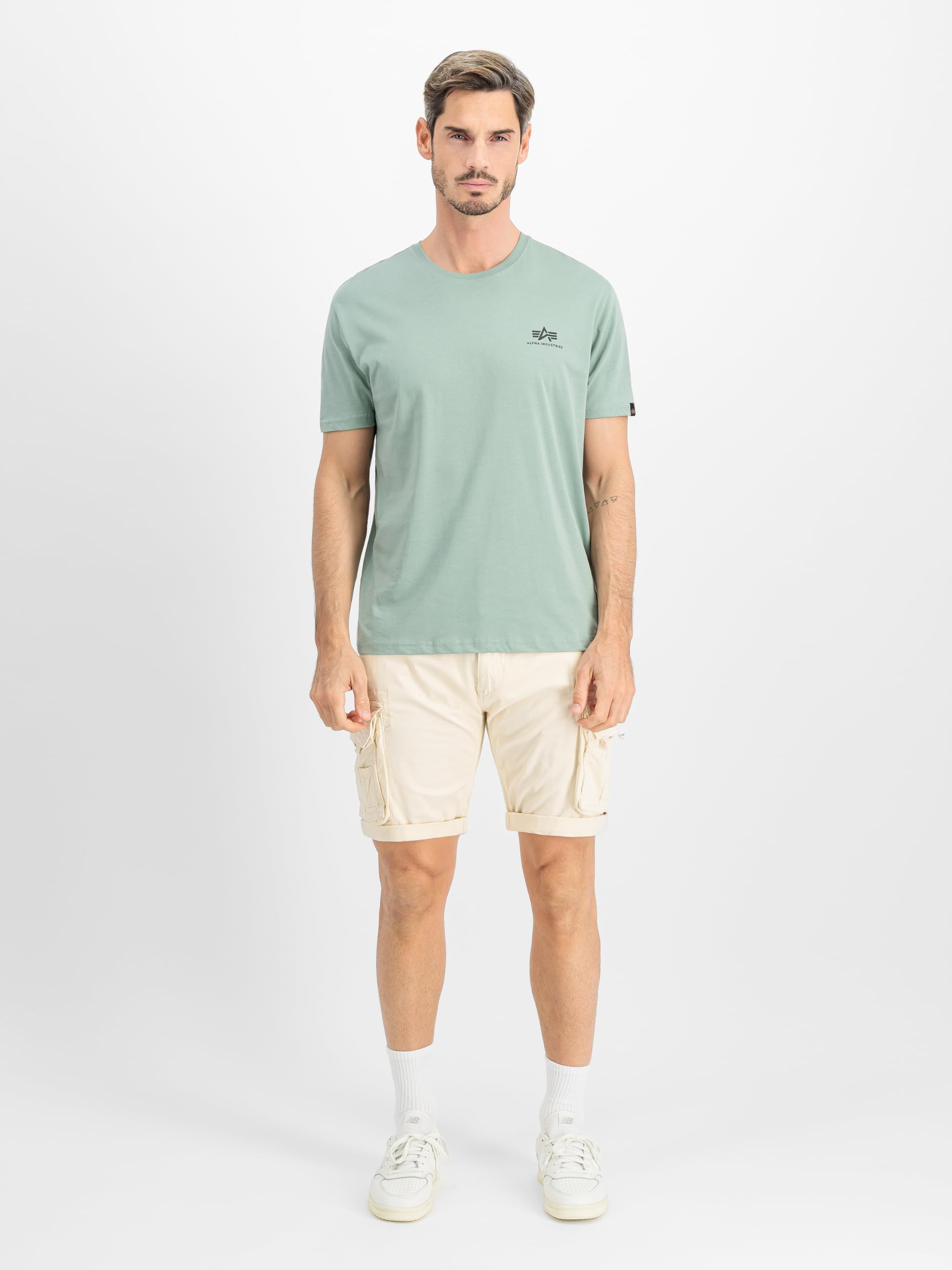 ALPHA INDUSTRIES Alpha Industries Crew Short Męskie Krótkie Spodenki - Szorty cargo Mężczyźni