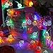 Produktbild LED Globe Lichterkette,Eyscoco 6M 40 LED Dekorative Kleine Marokkanische Kugeln,Batteriebetriebene Wasserdicht Außen Innen Lichterketten für Hochzeit,Weihnachten, Zimmer Party Garten DIY Deko (Farbe)