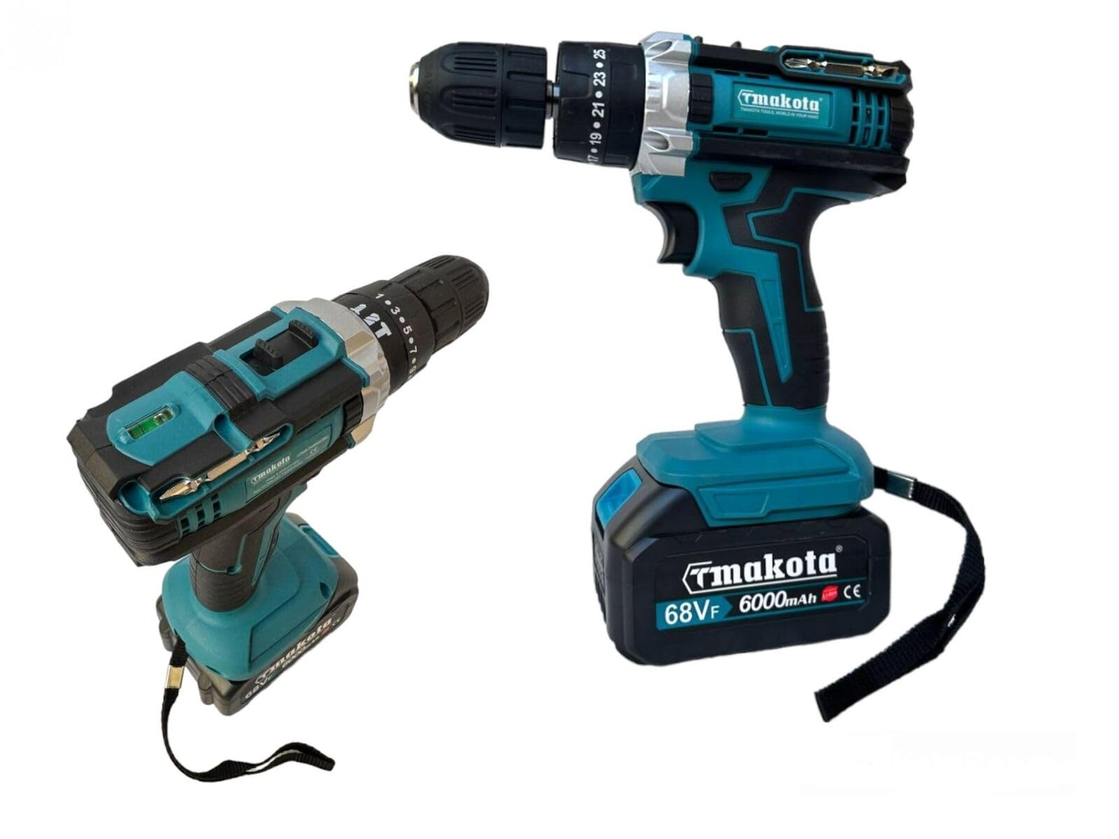 Makota Kit 4 w 1 Avvitatore a Impulsi Smerigliatrice Tassellatore 68V